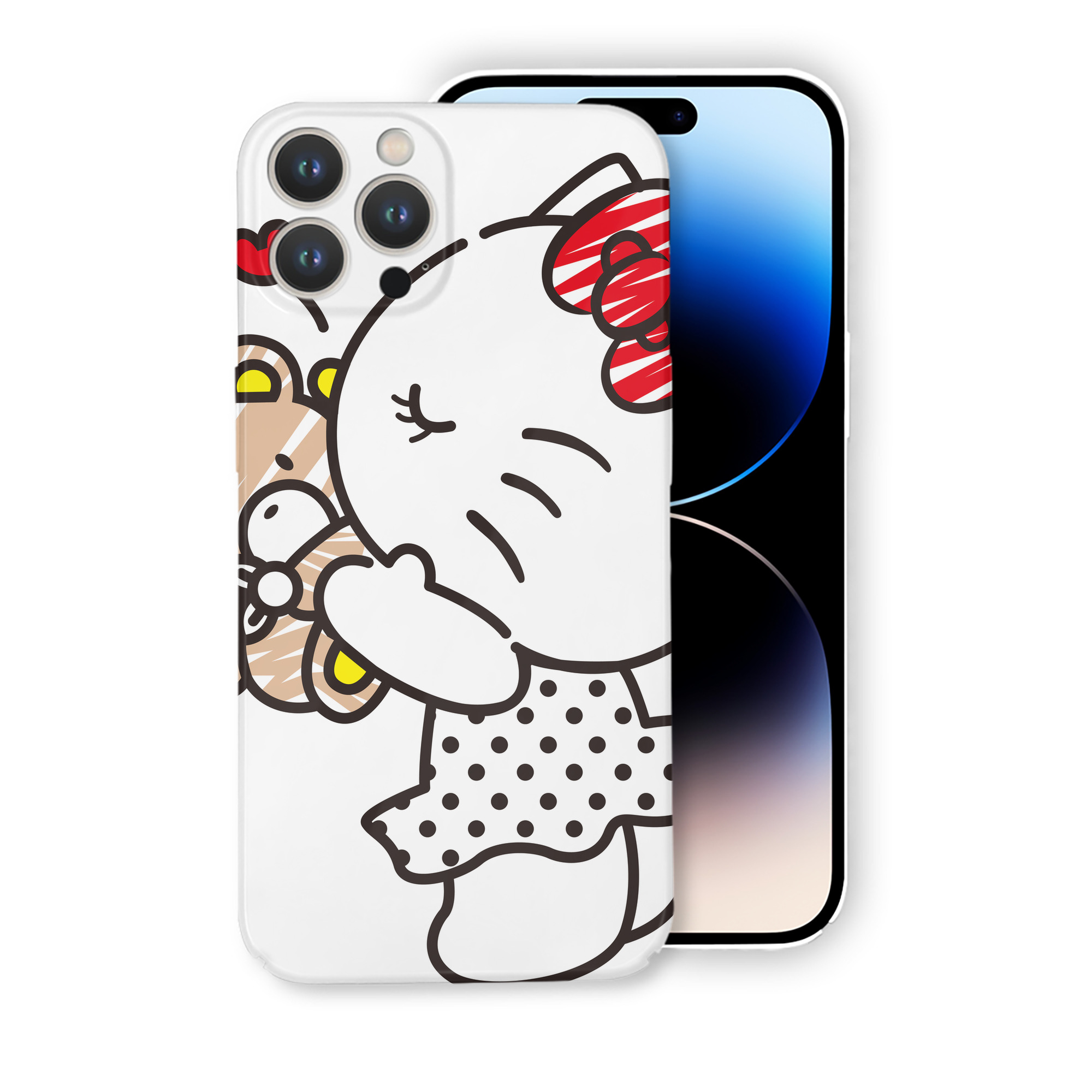 （画像用） Hello Kitty ハローキティ 【iPhone 14シリーズ対応】ハードケース